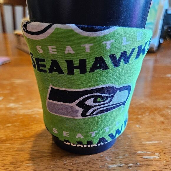 Seattle Seahawks Hand Made Coffee Cup Cozie Wrap - Picture 4 of 10